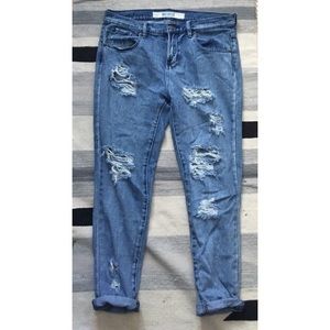 Distressed Jeans